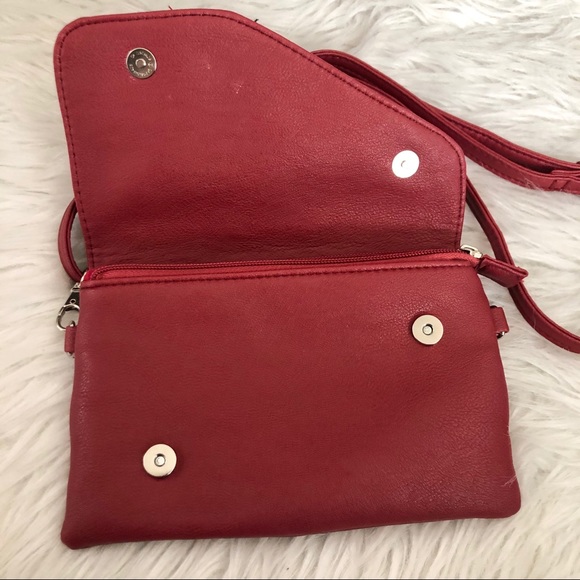 sax Bags Sax Burgundy Crossbody Flower Purse Poshmark